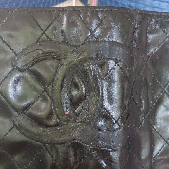 ***READ DESCRIPTION *** PROJECT PIECE!! CHANEL BIFOLD LONG WALLET - Picture 4 of 13